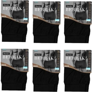 4476 6'lı Paket Modal Kalın Kemer Erkek Boxer Abani Classic