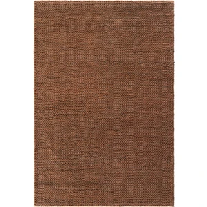 Cool Halı Cherry Brown Doğal Jüt Halı El Dokuma Hasır Halı Dekoratif Jüt Örgü Halı