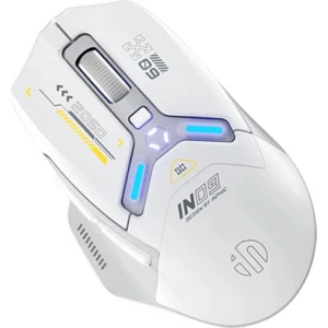 500MAH Şarjlı 10000DPİ Kablosuz Oyuncu Mouse, Ultra Sessiz Gecikmesiz Rgb Işıklı 3 Modlu Mouse