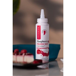 Cocowiss 300 gr Frambuaz Aromalı Çikolata Sosu - Palm Yağı İçermez, Yerli Üretim, Tatlılar ve Özel Günler İçin İdeal