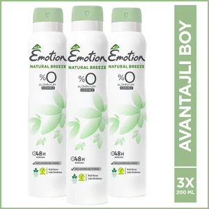 Natural Breeze Kadın Deodorant 3X200 ml