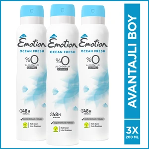 Ocean Fresh Kadın Deodorant 3X200 ml