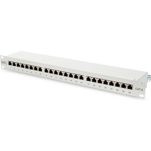 19 Inch 24 port CAT-6 FTP Patch Panel, Zırhlı