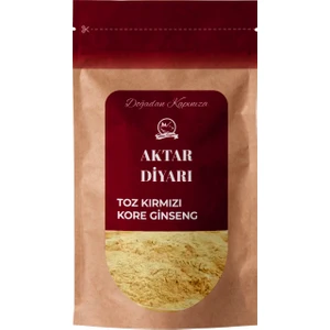 Aktar Diyarı Ginseng Toz Kırmızı Panax 100 gr