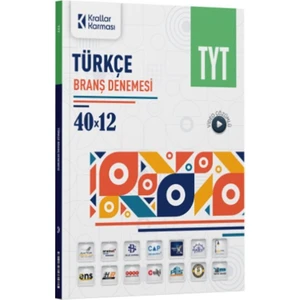 Krallar Karması Tyt Türkçe 40 x 12 Branş Denemesi