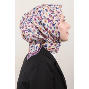 Pamuklu Soft Eşarp 4161-16 Mor