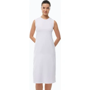 Kadın Beyaz Uzun Kolsuz Elbise Astarı Modal Kombinezon 1049