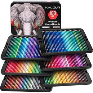 Kalour 180 Adet Kalem Seti - Çok Renkli (Yurt Dışından)