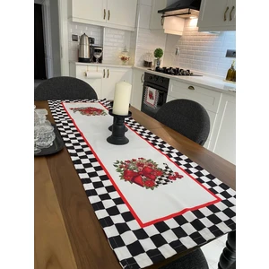 2li Fiyonklu Runner ve Fırın Örtüsü Mackenziemutfakramazan Örtü
