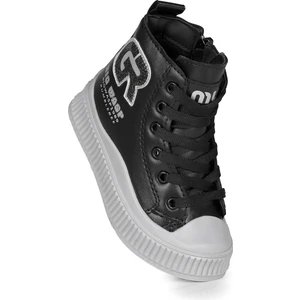 Kiko Kids Wasp Fermuarlı Günlük Kız Çocuk Bot Ayakkabı Siyah - Gümüş