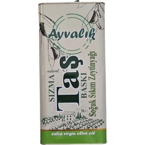 Ayvalık Taş Baskı Sızma Soğuk Sıkım Zeytinyağı 5 Litre