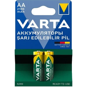 VARTA NI-MH 1.2 VOLT - 2100 MAH HR6 AA ŞARJLI 2Lİ KALEM PİL