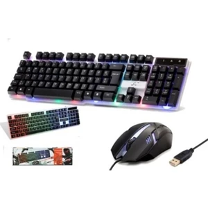 Pl-357 Led Işıklı Oyuncu Türkçe Q Klavye Mouse Set
