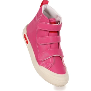 Kiko Kids Garf Günlük Cırtlı Kız Çocuk Bot Ayakkabı Fuşya