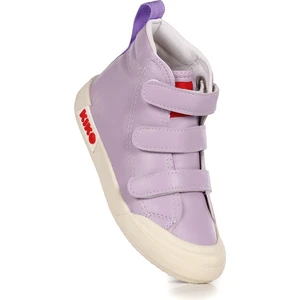 Kiko Kids Garf Günlük Cırtlı Kız Çocuk Bot Ayakkabı Lila