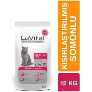 La Vital Adult Sterilsed Salmon Kısırlaştırılmış Somonlu Yetişkin Kedi Mam