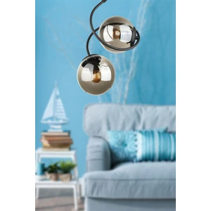 Dragon 2.li Avize Siyah Füme Cam