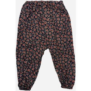 Eruzan Giyim Çocuk Rahat Kesim Lastikli Viskon Kumaş Desenli Şalvar