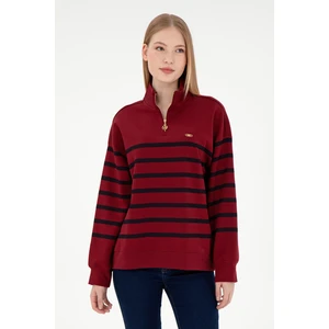 U.s. Polo Assn. Kadın Bordo Sweatshirt 50298989-VR014
