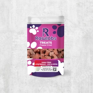 Freeze Dry Dana Yürek Kedi Köpek Ödül Maması  Doğal Ve Katkısız