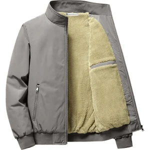 Ghassy Co. Ghassy Co Erkek Su Itici Içi Peluş Astarlı Ultra Isı Yalıtımlı Dik Yaka Mont