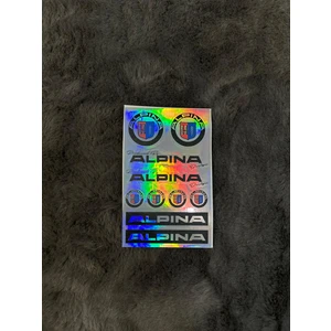 Alpina Hologram Sticker 6'lı Premium Paket