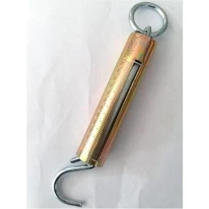 Abnturk Yaylı Manuel Sarı Metal El Kantarı Halk Dilinde Şeytan Kantarı 60 Kg Kapasiteli Sağlam Tartı Terazi