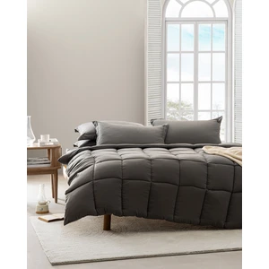 Madame Coco Mona Çift Kişilik Comforter Set - Antrasit