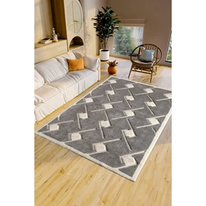 Sere Serpe Comfort Modern Yumuşak Konforlu Halı ve Yolluk 135D Krem Gri