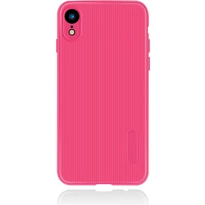 iPhone Xr Uyumlu Kılıf Mat Pastel Renkli Çizgi Kanallı Kaliteli Tio Silikon Kapak