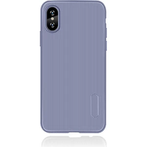 iPhone Xs Uyumlu Kılıf Mat Pastel Renkli Çizgi Kanallı Kaliteli Tio Silikon Kapak
