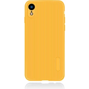 iPhone Xr Uyumlu Kılıf Mat Pastel Renkli Çizgi Kanallı Kaliteli Tio Silikon Kapak