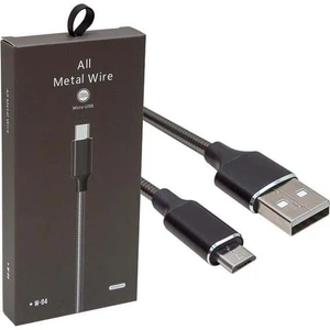 PM-3793 Samsung Metal Örgülü Data ve Şarj Kablosu