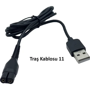 POWERMASTER TIRAŞ MAKİNALARI İÇİN USB ŞARJ KABLOSU 1 METRE (11)