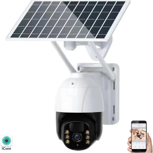 Rx-14 Solar Smart Güvenlik Kamerası 4g Sim 3mp Wi-Fi Ptz Renkli Gece Görüş Dış Mekan