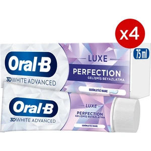 Oral-B pro 3D White Advanced Luxe Perfection Diş Macunu 75 ml x 4