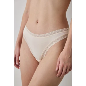 Easy Micro Lace Krem Tanga Külot
