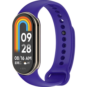 Tekno Grup Xiaomi Mi Band 9 Serisi Klasik Kordon Silikon Strap Kayış-Mor
