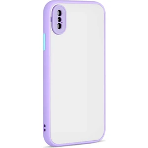 Tekno Grup Apple iPhone Xs Max 6.5 Uyumlu Hux Kapak-Lila