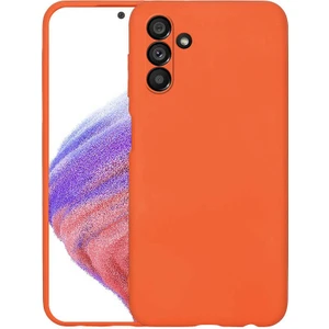 Tekno Grup Galaxy A04S Kılıf Mara Lansman Kapak-Turuncu