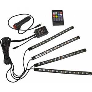 Ayak Altı 12 Led Araç Içi Sese Duyarlı Rgb Led Kumandalı