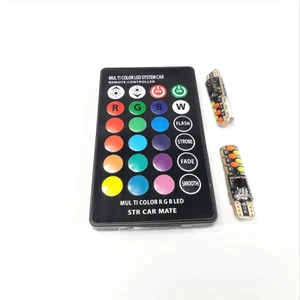 Ampül 12V T10 Çakarlı Kumandalı 16 Renk