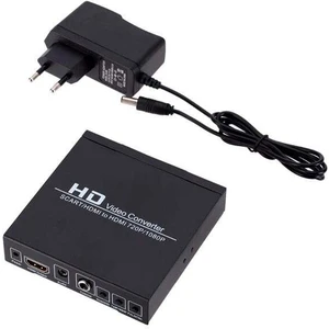 Powermaster PM-14366 Adaptörlü Scart-Hdmı To HDMI Çevirici Dönüştürücü Konvertör