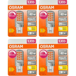 4W (40W) 2700K (Sarı Işık) G9 Duylu Dim Edilebilir Led Kapsül Ampul (4 Adet)