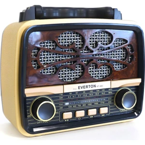 Rt-880 Bluetooth Fm-Usb-Tf-Aux Şarjlı Nostaljik Radyo