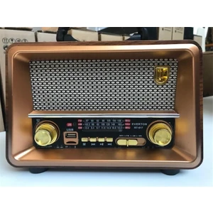RT-817  Bluetooth Fm-Usb-Tf-Aux Şarjlı Nostaljik Radyo