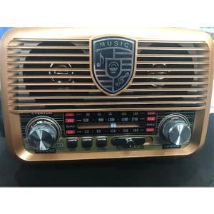 RT-314  Bluetooth Fm-Usb-Tf-Aux Şarjlı Nostaljik Radyo