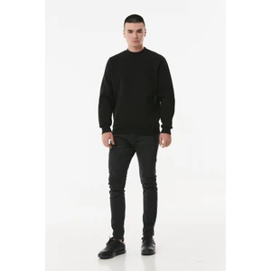 Basic Dik Yaka Sweatshirt
