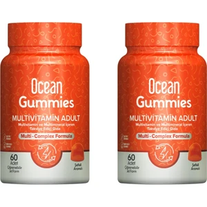 Gummies Multivitamin Adult 60 Çiğnenebilir Jel Form 2li Paket