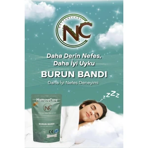 Yeni Nesil Nefes Almaya Yardımcı ve Horlamayı Azaltan Burun Bandı 10'lu 60*22 Seffaf